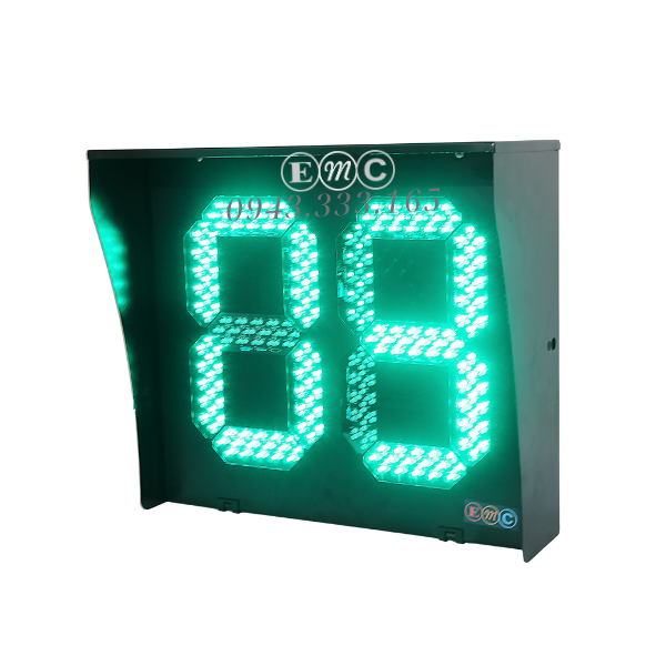 Đèn đếm lùi xanh đỏ 2 số D400