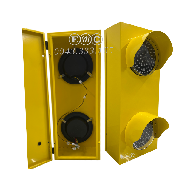 Đèn chớp vàng NLMT 2xD200