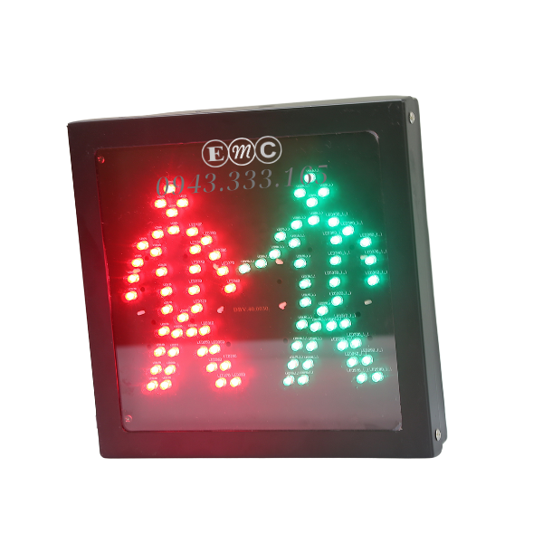Đèn đi bộ vuông xanh đỏ 1xD200