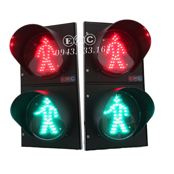 Đèn đi bộ xanh đỏ 2xD200