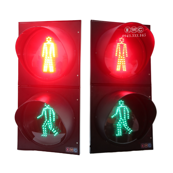 Đèn đi bộ xanh đỏ 72 Led 2xD300